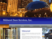 Tablet Screenshot of midwestdoorservices.com